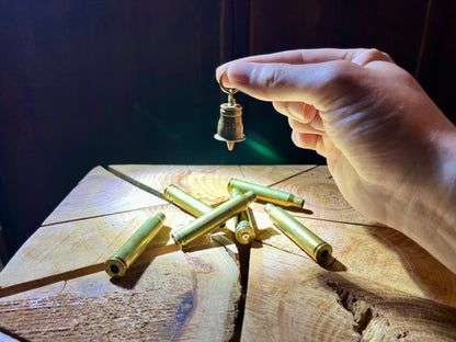 ハンターさんが使った薬莢のベル