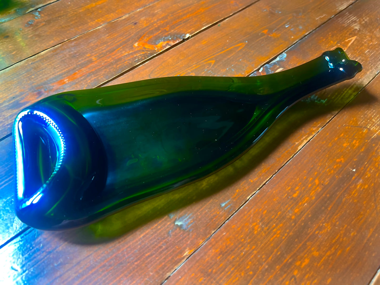 ワインボトル up cycling プレート