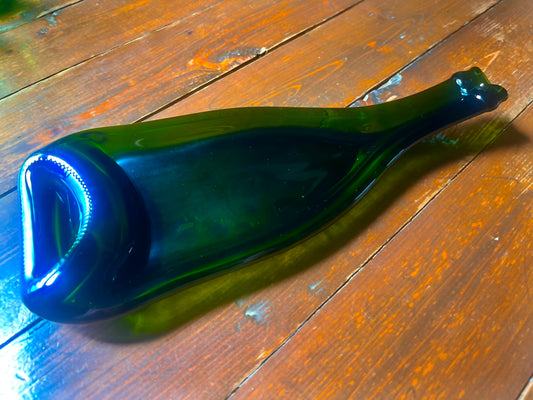 ワインボトル up cycling プレート