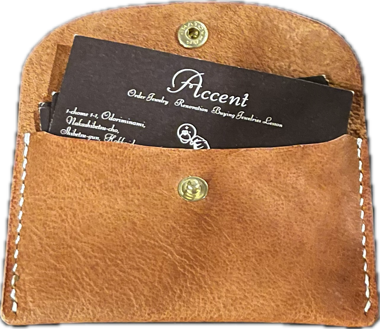 エゾ鹿革カードケース