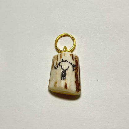 エゾ鹿角の♡ロゴチャーム