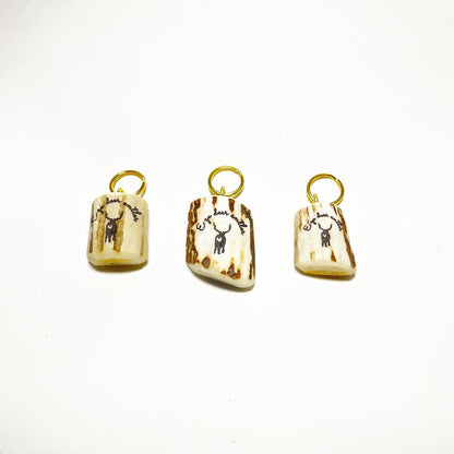 エゾ鹿角の♡ロゴチャーム