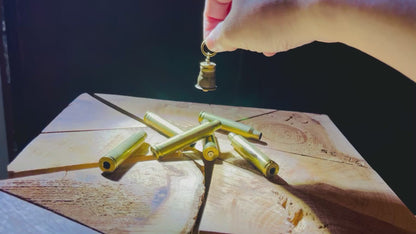 ハンターさんが使った薬莢のベル